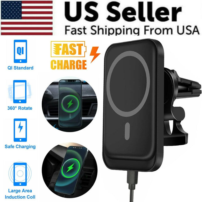 Magnetic Wireless Charger Car Mount Holder for Iphone Series