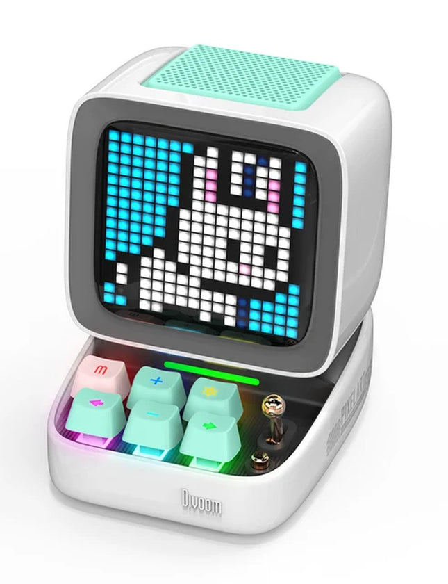 Wireless Ditoo Pixel Art Bluetooth Speaker -16X16 LED App Controlled Front Screen