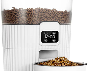 3.5L Dual Power Pet Feeder Automatic Dry Food Dispenser