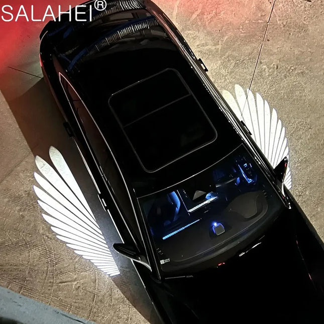 Rearview Mirror Angel Wing Lights