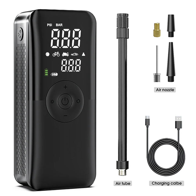 Rechargeable Air Pump Tire Inflator Portable Compressor